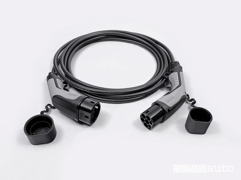 Cavo di ricarica rapida T2 Modo 3 di tipo monofase da 7,4 kW