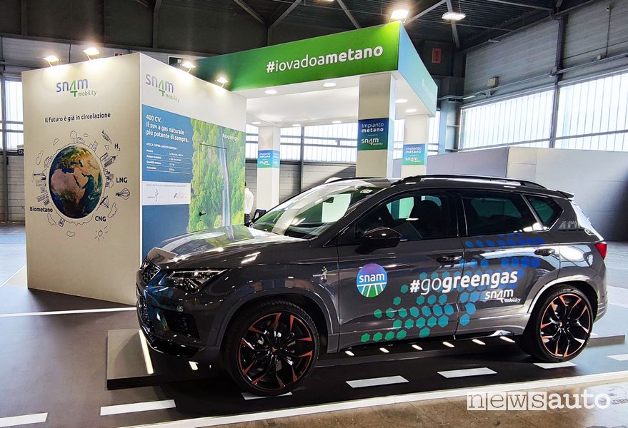 Cupra Ateca Limited Edition esposta a Verona in occasione della manifestazione Oil&nonoil