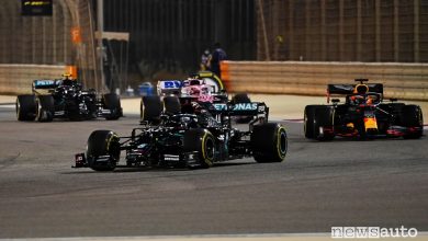 F1 Gp Sakhir 2020, orari diretta TV Sky e differita TV8