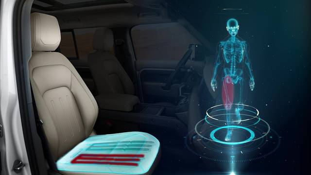 Sedile Morphable Jaguar per il massimo comfort in auto