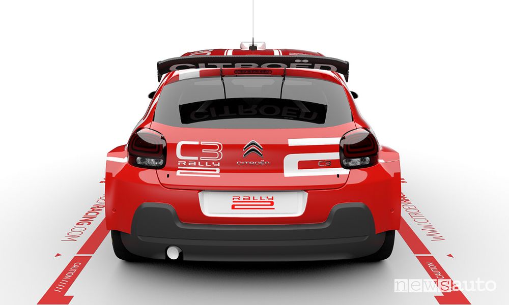 Posteriore Citroën C3 Rally2