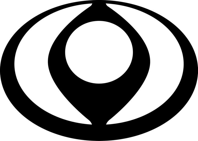 Logo Mazda a forma di diamante