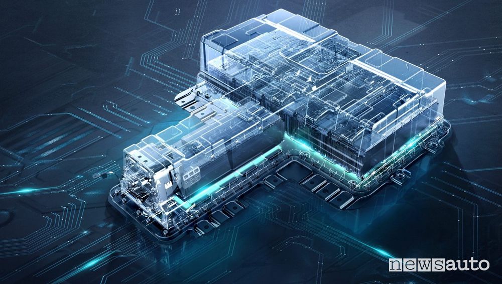 Batteria al litio trazione ibrida plug-in MG EHS Plug-in Hybrid
