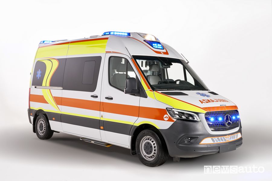 Vista di profilo Mercedes-Benz Sprinter Olmedo