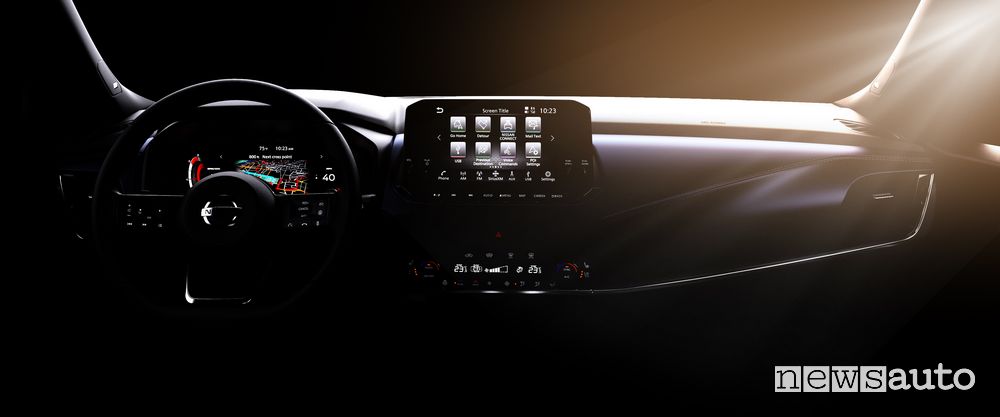 Plancia strumenti nuova Nissan Qashqai