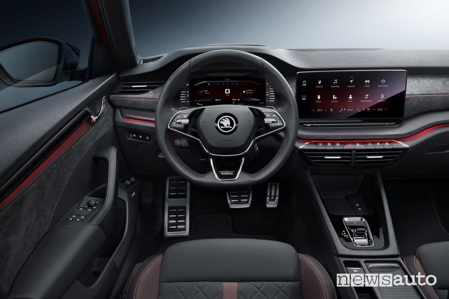 Plancia strumenti abitacolo Skoda Octavia RS