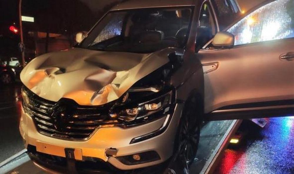 L'auto guidata da Pietro Genovese che ha investito Gaia a Camilla nell'incidente di Corso Francia a Roma