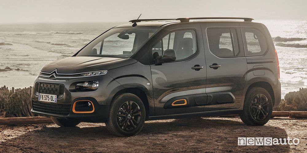Vista laterale Citroën Berlingo Rip Curl