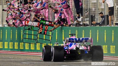 F1 Gp Sakhir, trionfo per Perez con la Racing Point [foto classifiche]