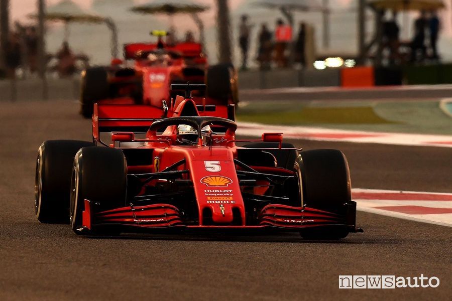 Sebastian Vettel ha chiuso la sue esperienza in Ferrari con un deludente 14° posto ad Abu Dhabi