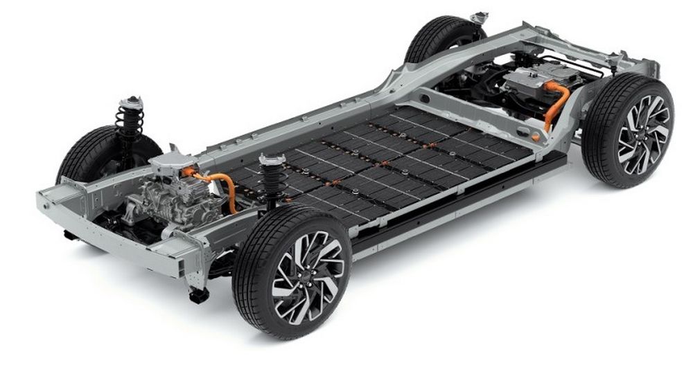 Batteria piattaforma E-GMP auto elettriche Hyundai e Kia