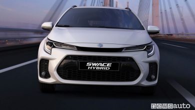 Vista anteriore Suzuki Swace Hybrid Web Edition