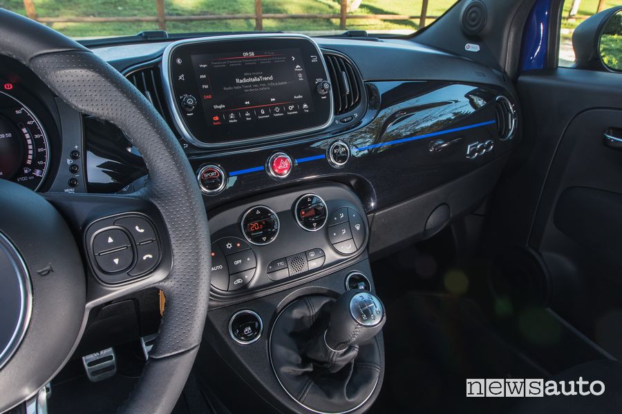 Plancia strumenti abitacolo Abarth 595 Monster Energy Yamaha