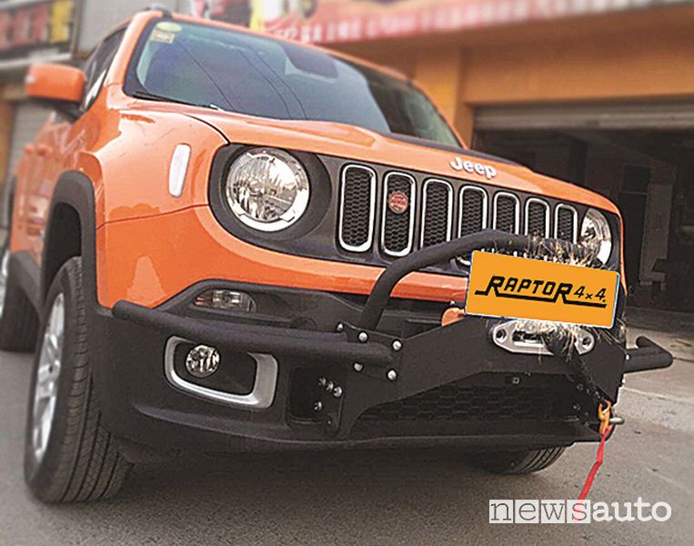 Paraurti tubolare anteriore Raptor 4x4