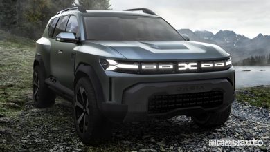 Vista di profilo Dacia Bigster Concept