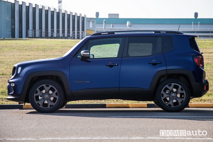 Vista laterale Vista di profilo Jeep Renegade 80th Anniversary Edition