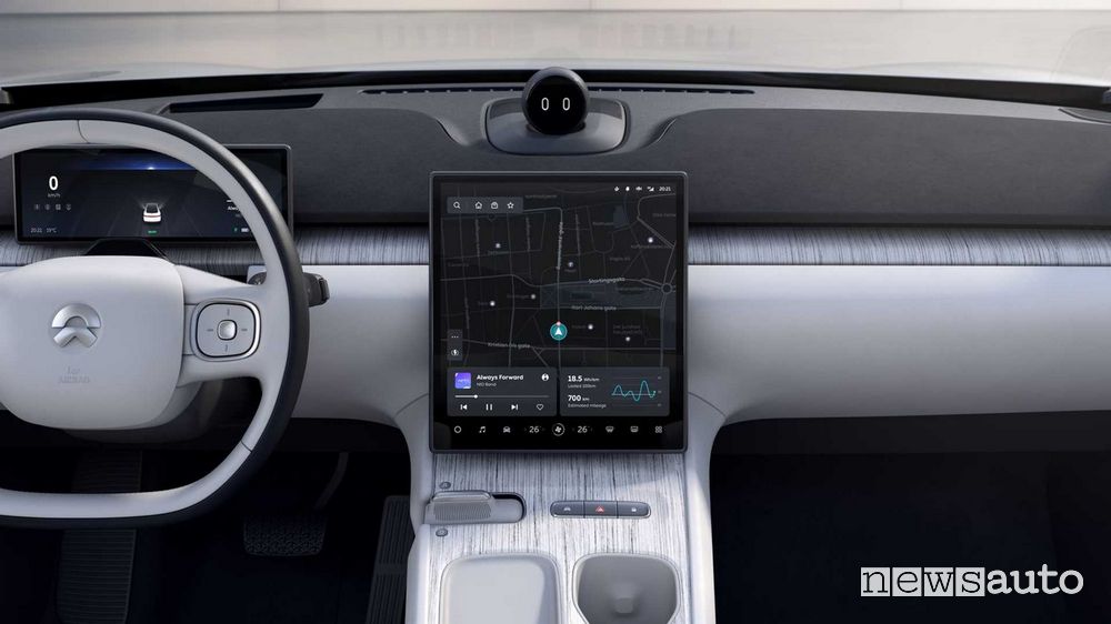 Infotainment touch screen abitacolo NIO ET7