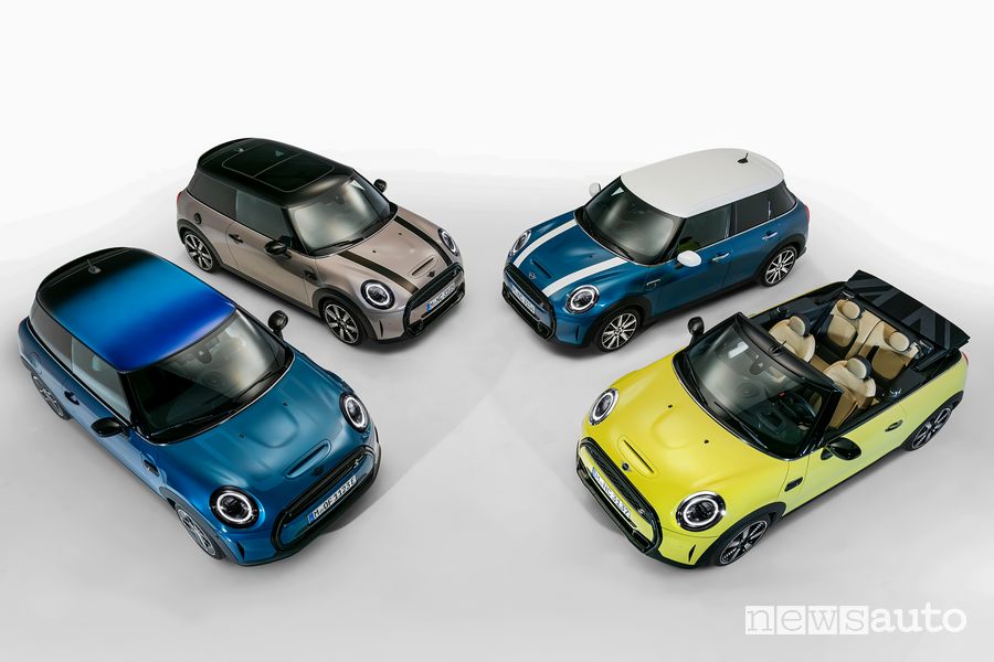 Nuova gamma Mini 3 porte, 5 porte e Cabrio