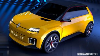 Vista di profilo Renault 5 Prototype