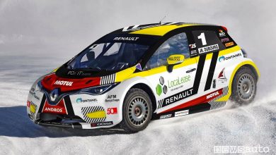 Gare sul ghiaccio per auto elettriche, e-Trofeo Andros con la Renault Zoe Glace