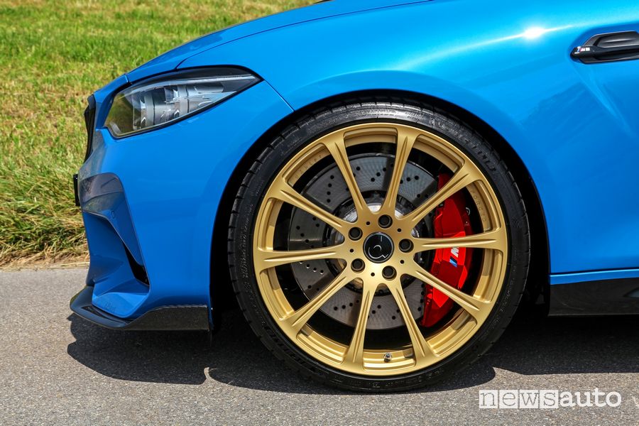 Cerchi in lega da 202 finitura oro dÄHLer BMW M2 CS DCL