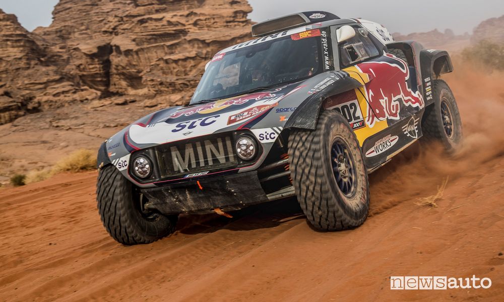 Pneumatici per la Dakar, caratteristiche del buggy Mini John Cooper Works di Peterhansel