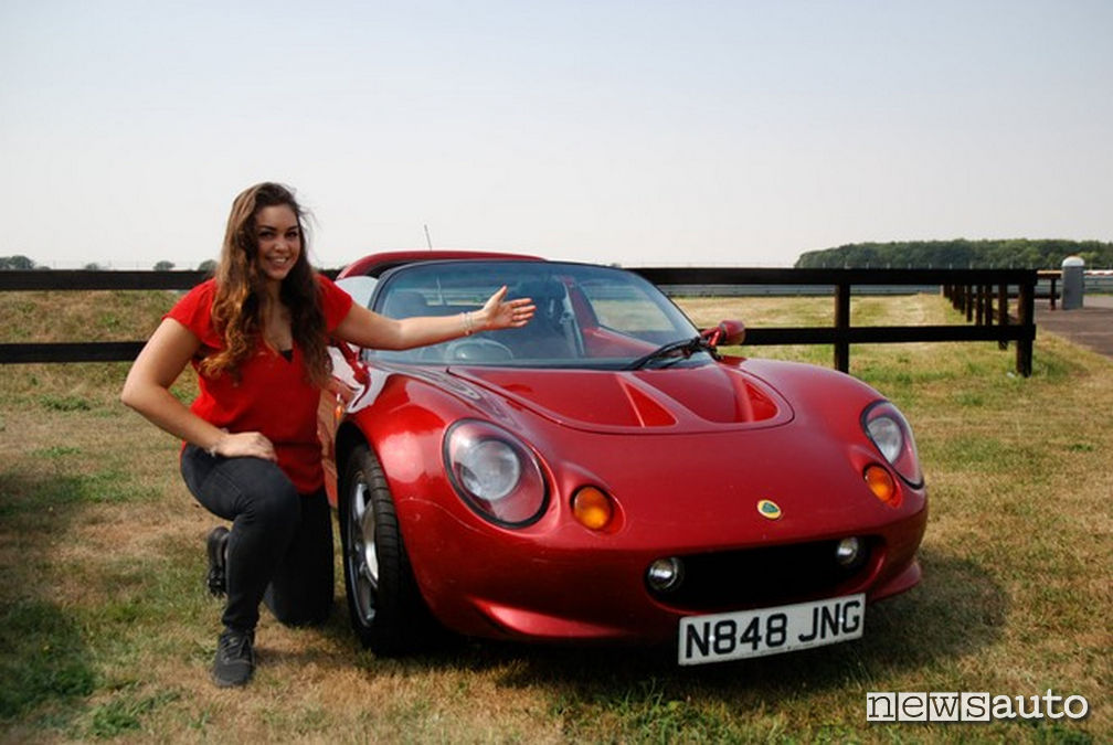 Elisa Artioli e la Lotus Elise