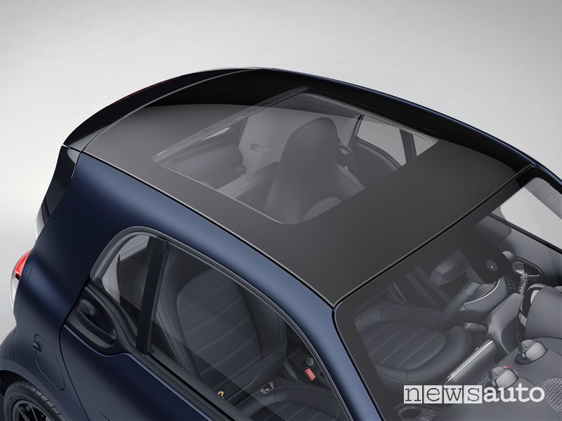 Tetto panoramico smart EQ fortwo edition bluedawn