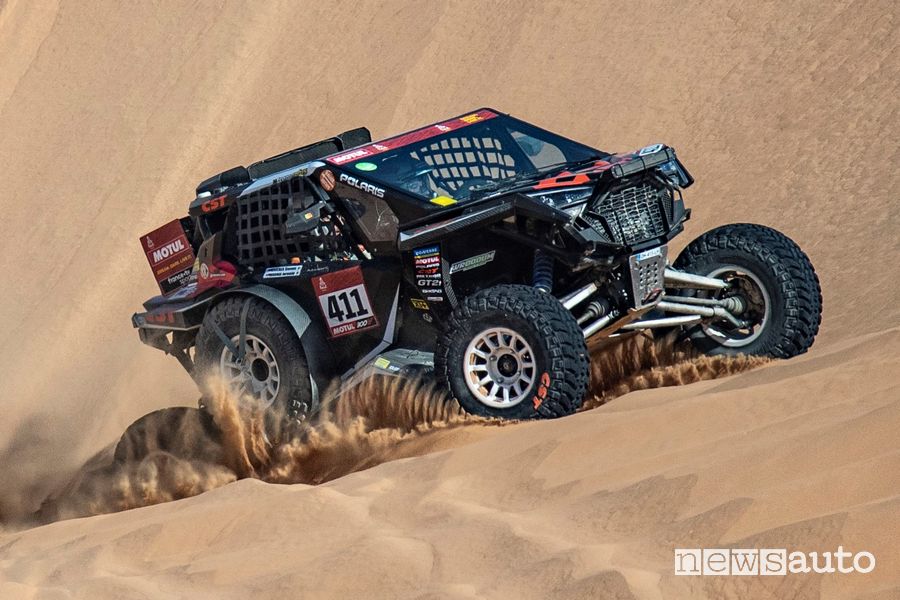 Il Team Extreme+ alla Dakar 2021 ha utilizzato pneumatico CST Apache sul Quad SSV sul Polaris