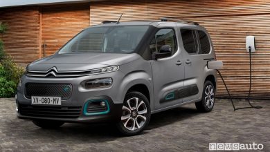 Citroën ë-Berlingo elettrico in ricarica