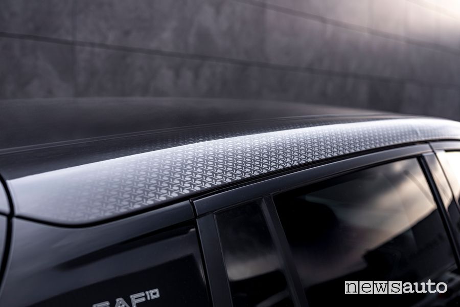 Personalizzazione sul tetto Nissan Leaf10 versione speciale