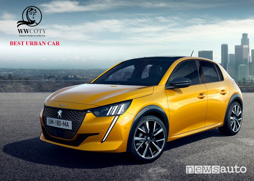 Peugeot 208 miglior citycar Women’s World Car of the Year 2021
