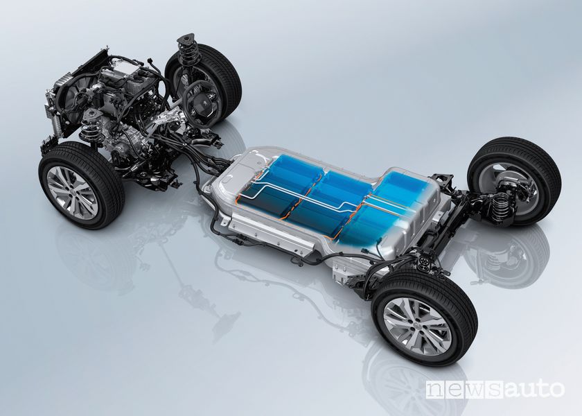 Motore elettrico, batteria Peugeot e-Rifter