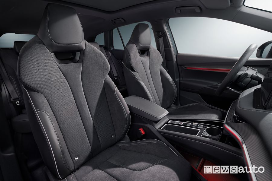 Sedili anteriori abitacolo Škoda Enyaq Sportline iV