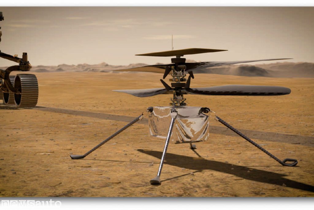 Il drone-elicottero su Marte