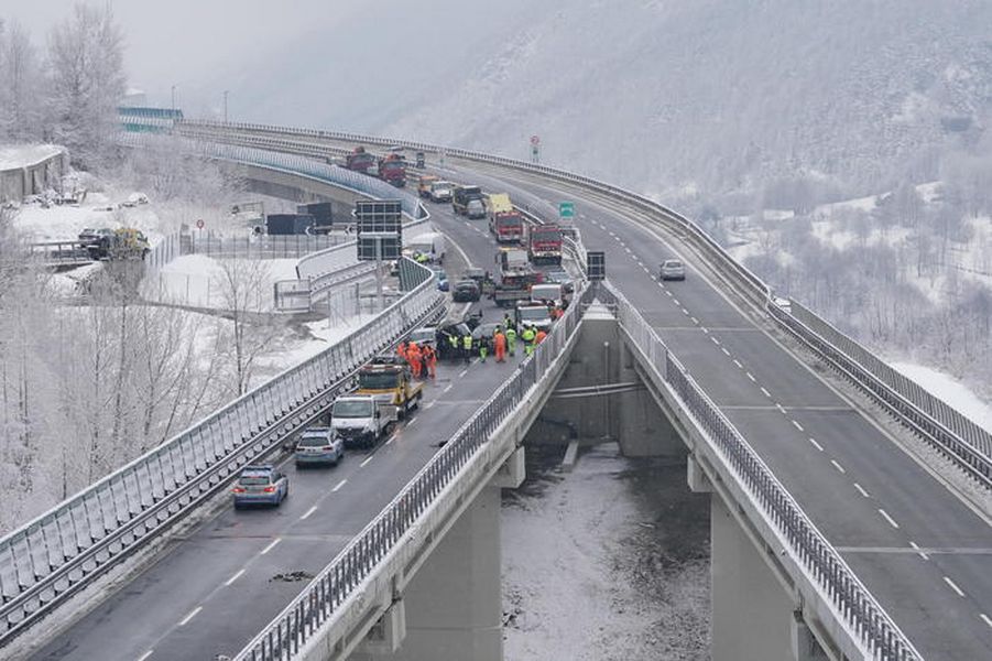 Mega incidente sull’autostrada Torino-Bardonecchia