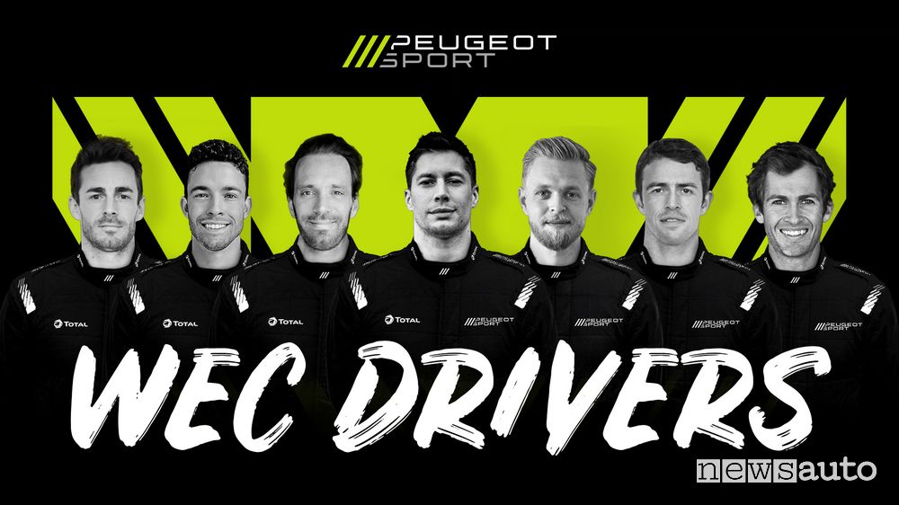 Piloti Peugeot nel WEC e alla 24 Ore di Le Mans 2022