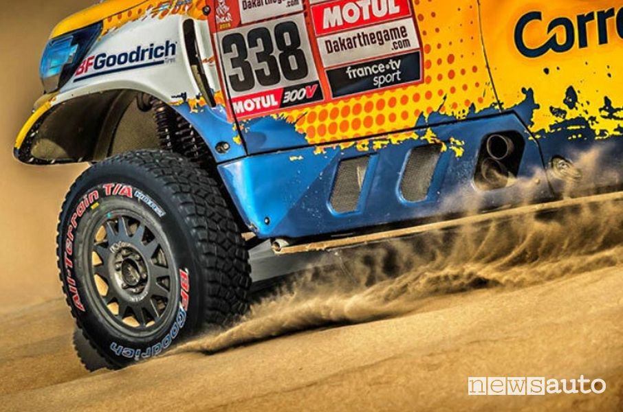 BFGoodrich All Terrain pneumatici che si usano alla Dakar