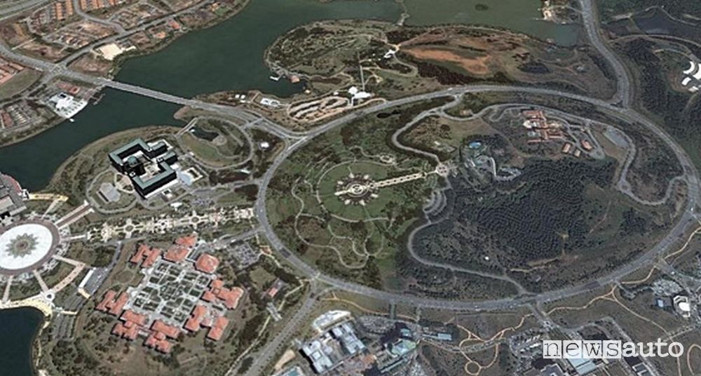 la rotonda di Putrajaya Malesia