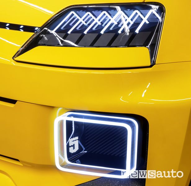 fari della della Renault 5 Prototype 