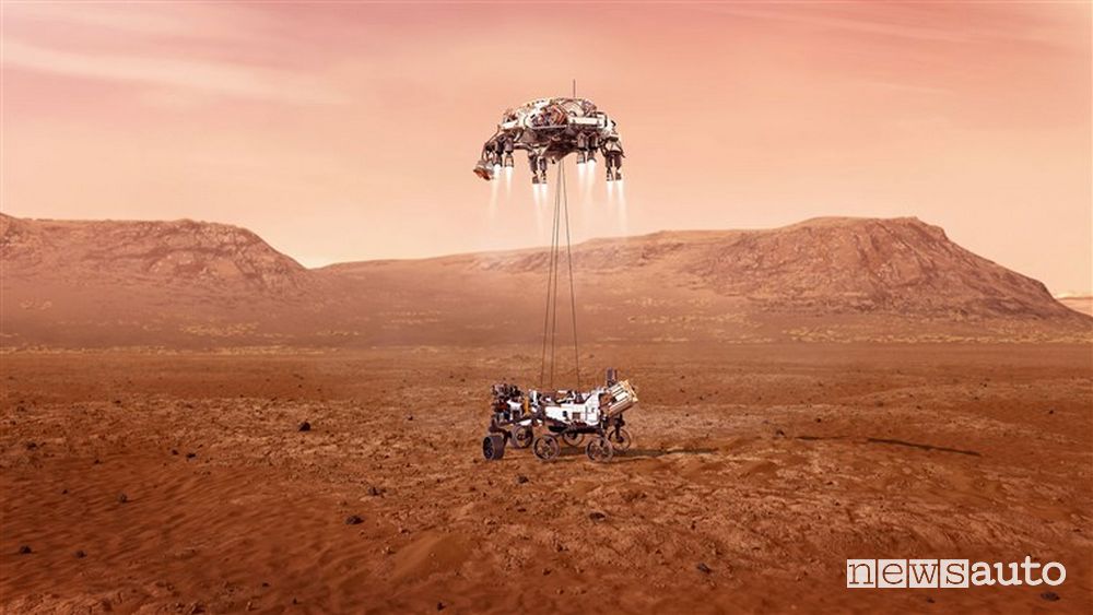 L'arrivo del rover della Nasa su Marte