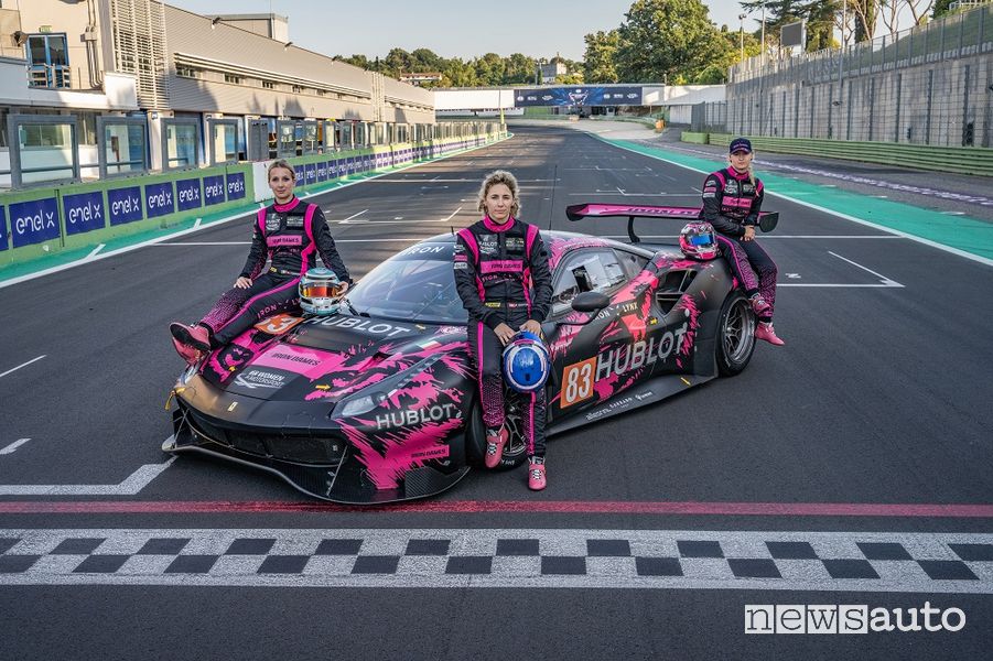 Le pilotesse del team Iron Dames