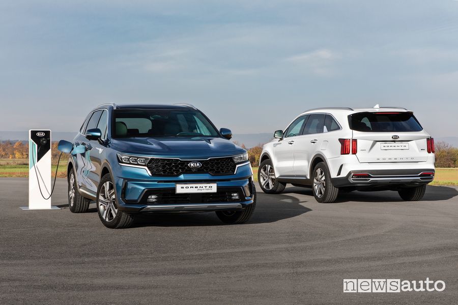 Kia Sorento Plug-in Hybrid e Sorento full hybrid