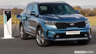 Kia Sorento Plug-in Hybrid in ricarica