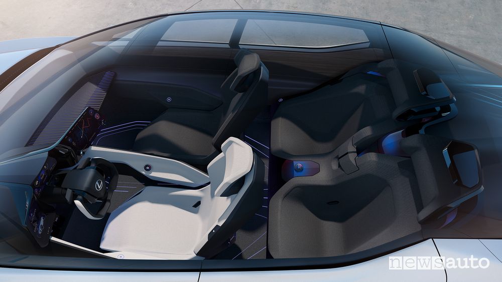 Abitacolo Lexus concept LF-Z Electrified