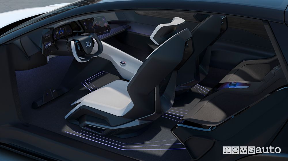 Abitacolo Lexus concept LF-Z Electrified