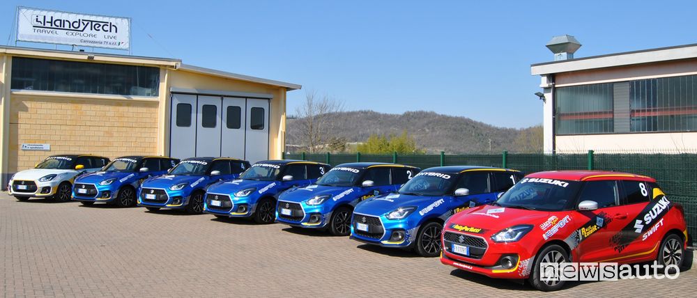 Suzuki Swift Sport Hybrid auto ufficiale Rally Italia Talent