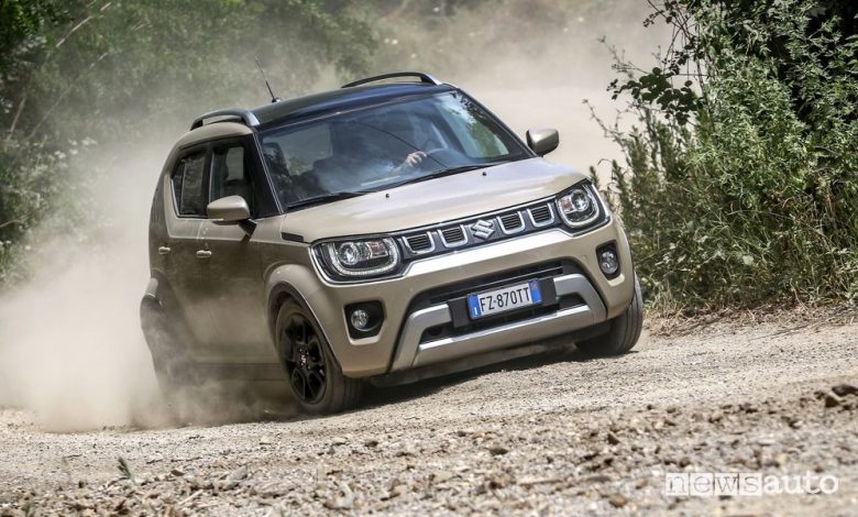 Suzuki Ignis Hybrid, prova in fuoristrada e caratteristiche