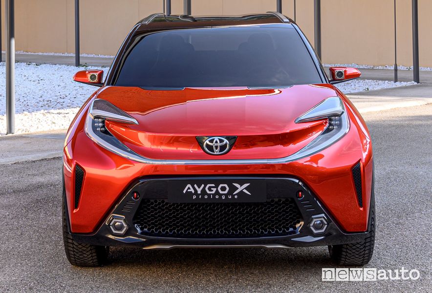 Frontale Toyota Aygo X prologue concept