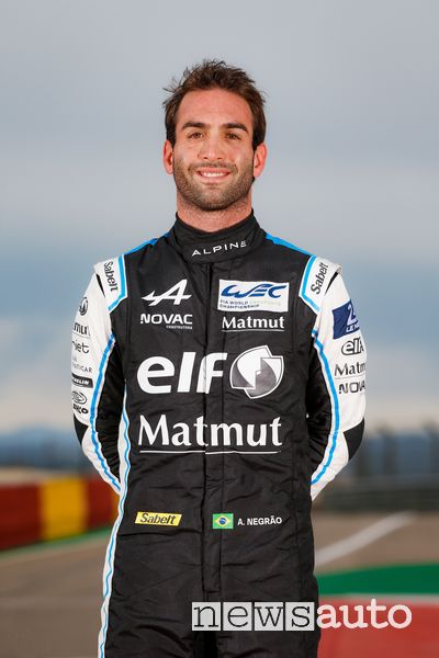 Negrao André pilota Alpine nel WEC 2021